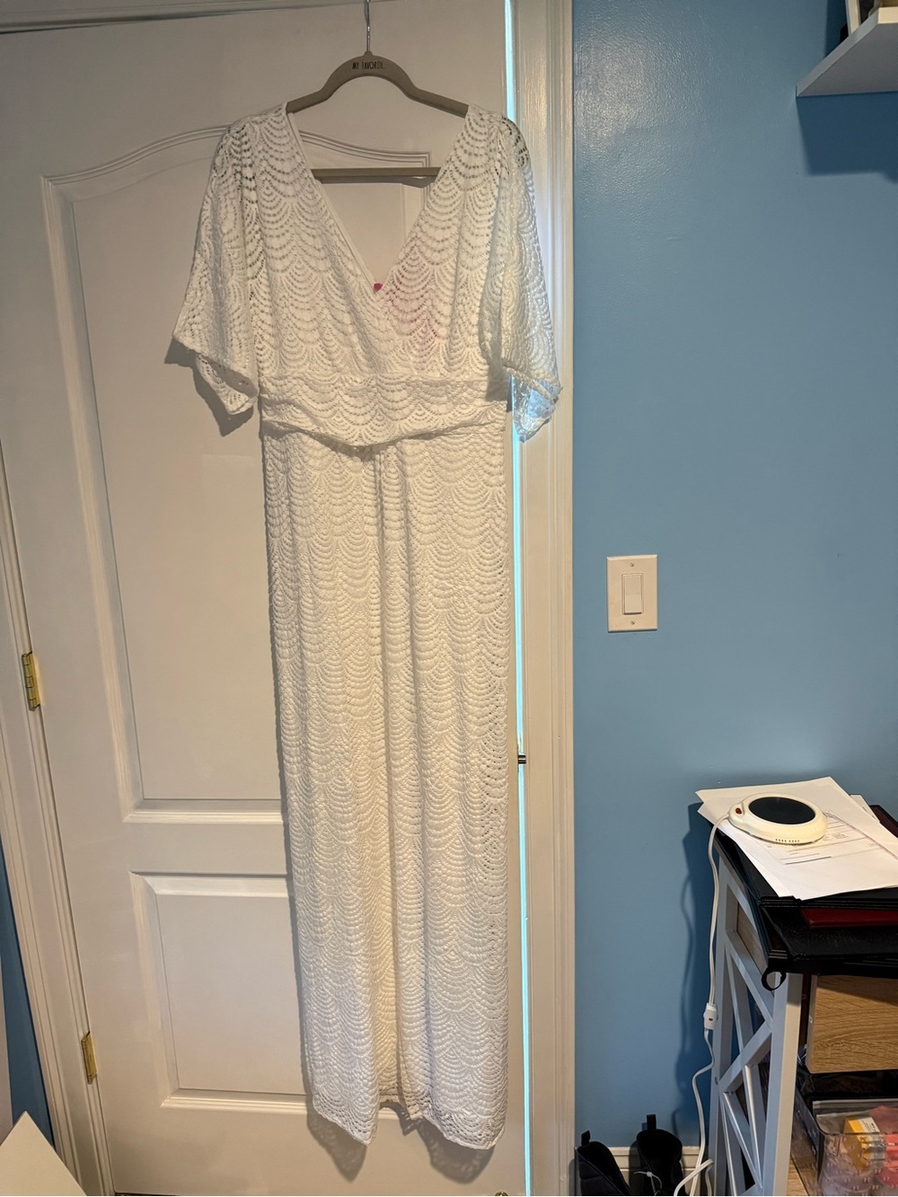 Lilly Pulitzer Parigi Maxi White Large NWT